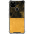 Black and Gold Split Marble Google Pixel 5a 5G Clear Case